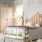 Art Deco bedroom light bed