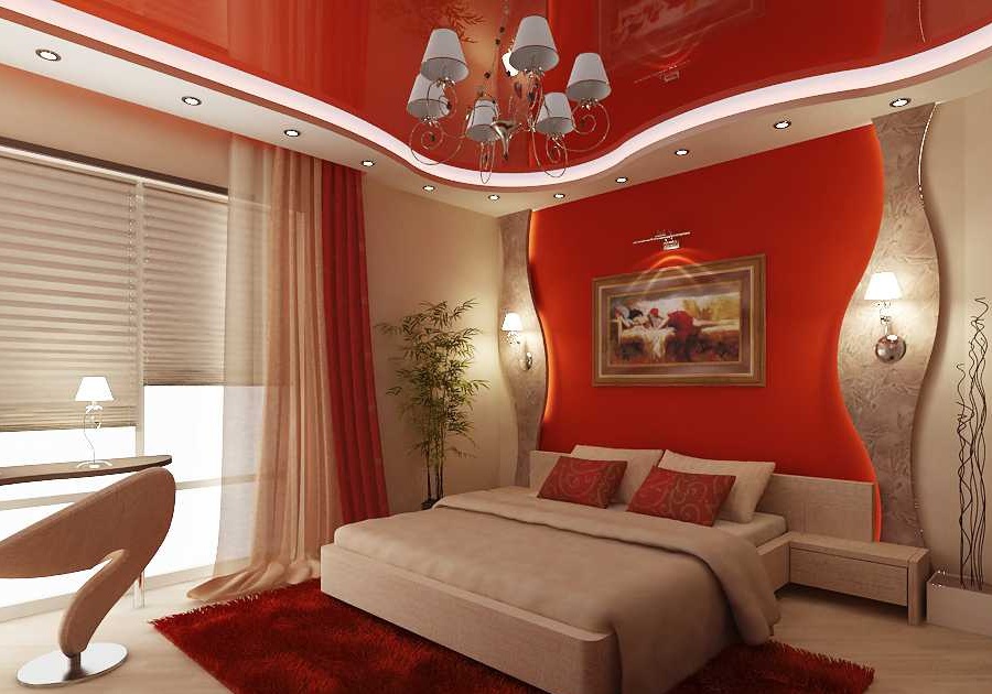 Sarkana guļamistaba