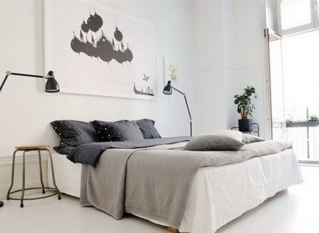 Siva spavaća soba