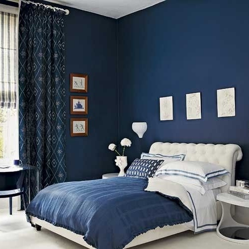 Plava spavaća soba