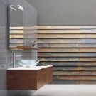 minimalizmo vonios kambarys