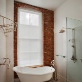 Foto de banheiro em estilo loft