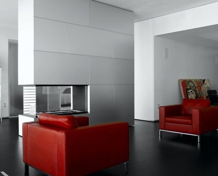 Ang scheme ng klasikong kulay para sa isang minimalist na interior