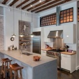 Loft style kitchen