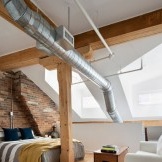 Loft yatak odası tasarımı