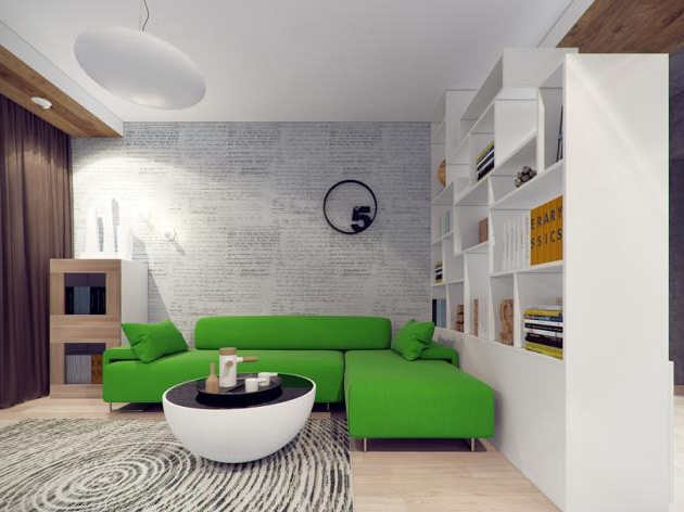 Redevelopment of a two-room apartment