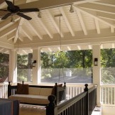 Design av overbygd veranda og hengende sofasving
