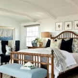 Colonial-style bedroom design