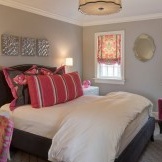 الإناث تصميم غرفة نوم وردية