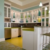 Kitchen in soothing colors