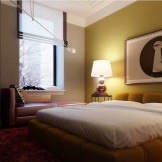 Slaapkamer in avant-gardistische stijl