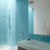 Motifs turquoise pour la salle de bain