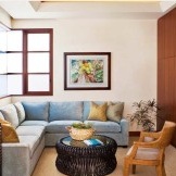 Interiér malého obývacího pokoje: kaleidoskop iluzí