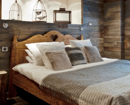 Camera da letto in stile chalet