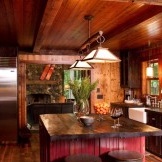 Kitchen decoration in rustic style
