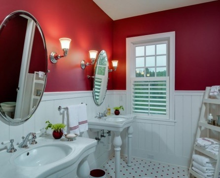 חדר אמבטיה בסגנון פרובנס