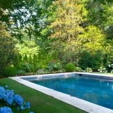 Pool in landscape design
