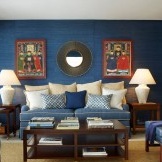Wallpaper selaras dengan warna perabot