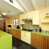การออกแบบห้องครัวที่มีสีสัน
