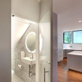 Mazās tualetes dizains: racionāla estētika