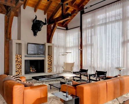 Perfektní interiér pro dům ze dřeva