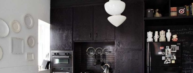 Black and white kitchens
