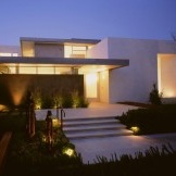 Bright home lighting with a flat roof