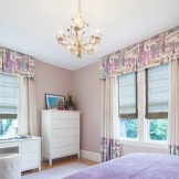 Kulay ng Lilac - isang highlight ng interior
