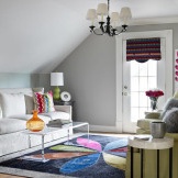 Bright details in the design of a small room