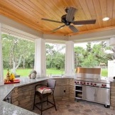 Outdoor kitchen: a custom solution