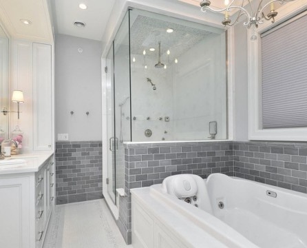 Klasiskā stila moderna vannas istaba