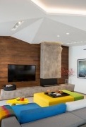 Fusion stil for et interiør i leiligheten