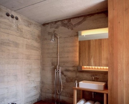 Simple bathroom interior