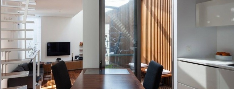 Interiér japonského vlastnictví domu