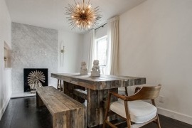 Dining area in a country house