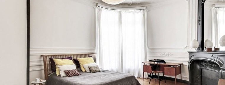 Cozy bright bedroom