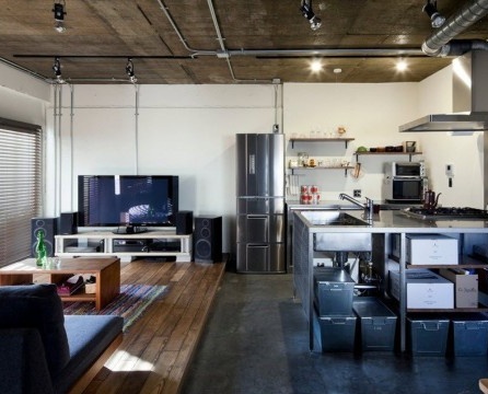 Loft style apartment design