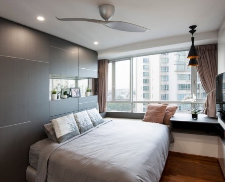 Modern bedroom interior