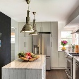 Eclectic kitchen space design