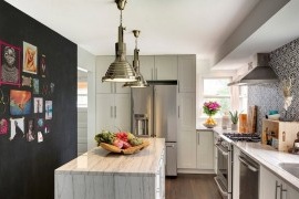 Design eclettico dello spazio cucina