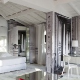 Dormitor original într-o casă de țară din Franța