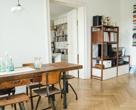 Retro-Design einer Berliner Wohnung