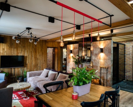 Loft στυλ στο διαμέρισμα Nizhny Novgorod