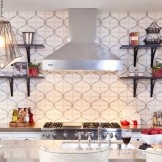 Κεραμικά πλακάκια στο σχεδιασμό της κουζίνας