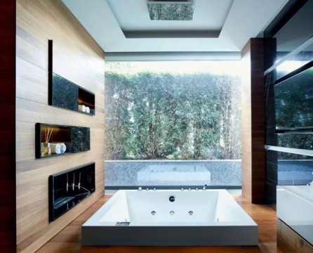 Mūsdienīga vannas istabas dizaina iezīmes