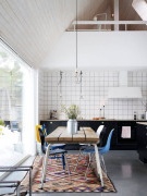 Scandinavian-style interior of a country house