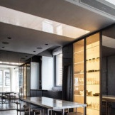 Moderní designový projekt bytů v Miláně