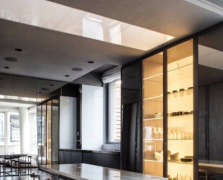 Ang modernong disenyo ng proyekto ng mga apartment sa Milan