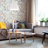 Design of a modern apartment in a Scandinavian style