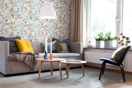 Design av en moderne leilighet i skandinavisk stil